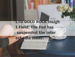 LTG GOLD ROCK Insight Field: The Fed has suspended the interest rate hikes!
